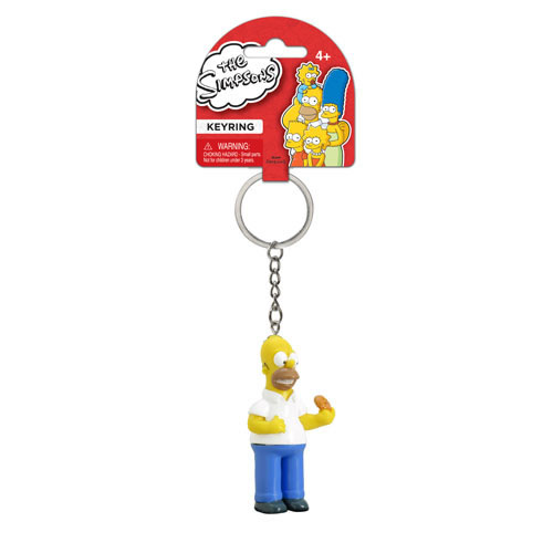 Keychains - The Simpsons - Figural Homer w/ Donut