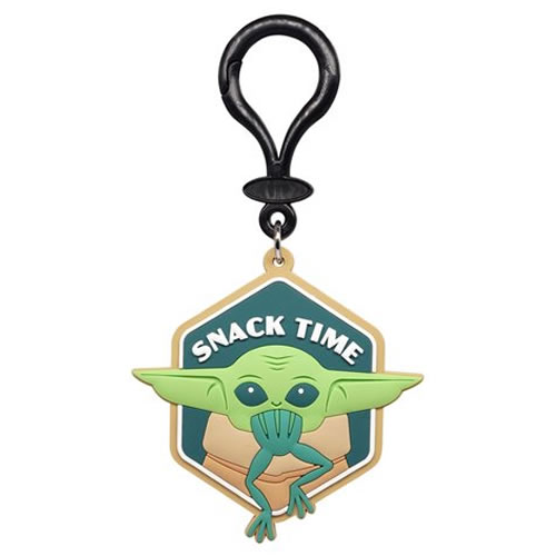 Keychains - Star Wars - The Mandalorian - The Child (SnackTime) PVC Bag Clip