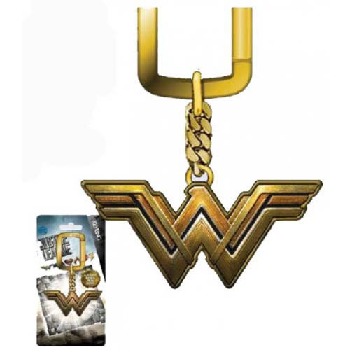 Keychains - DC Comics - Pewter Wonder Woman Logo (Gold)