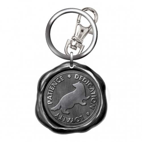 Keychains - Harry Potter - Pewter Hufflepuff Seal Stamp