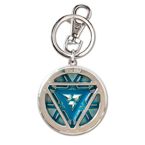 Keychains - Marvel - Pewter Iron Man ARC Reactor (Glow in The Dark) - Colored