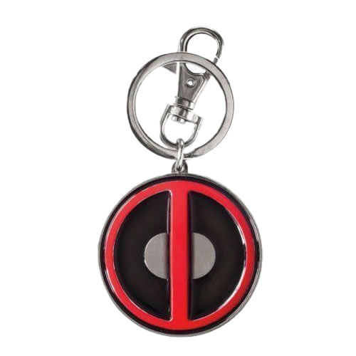 Keychains - Marvel - Deadpool Logo Colored Pewter Key Ring