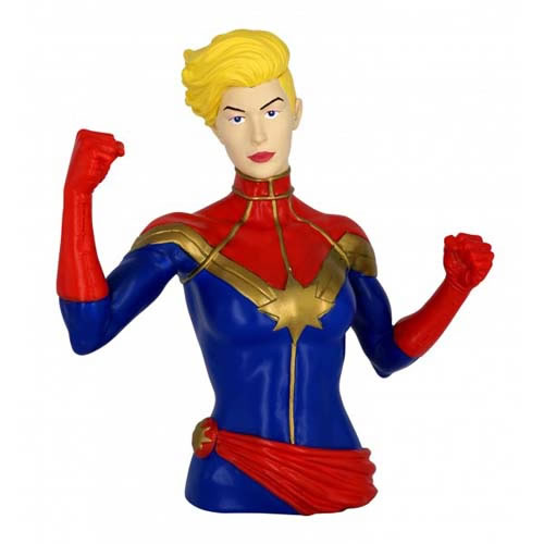 Banks - Captain Marvel Bust Bank