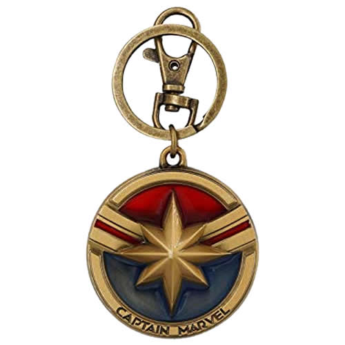 Keychains - Marvel - Captain Marvel Movie - Captain Marvel Logo Pewter Keyring