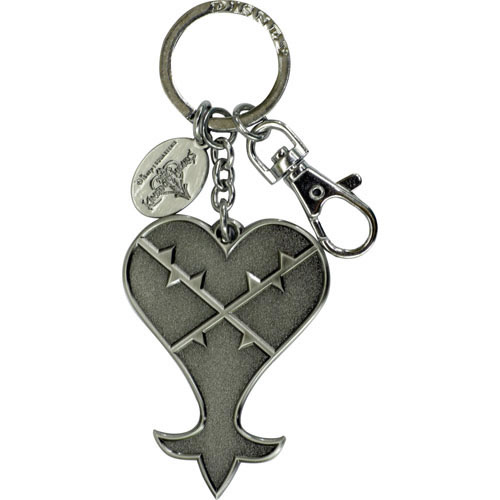 Keychains - Disney - Kingdom Hearts - Pewter Heartless Logo