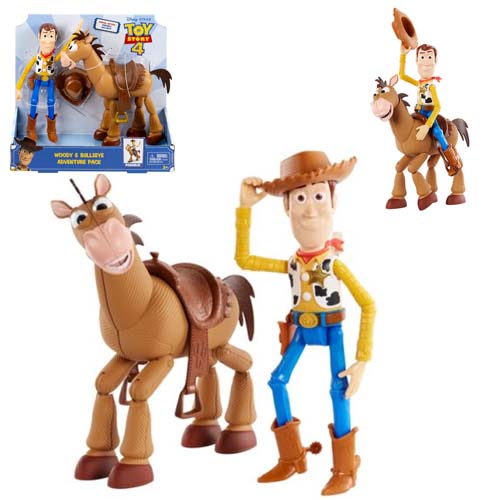 Toy Story Figures - TS4 - Woody & Bullseye Adventure Pack