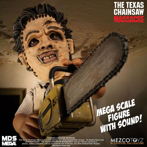 M.D.S. Figures - The Texas Chainsaw Massacre (1974) - 15" Mega Scale Talking Leatherface