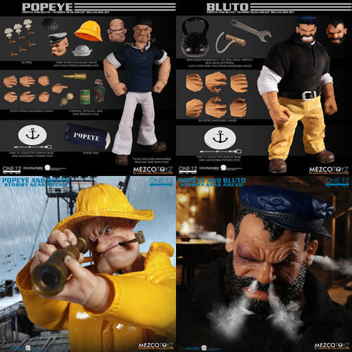 One:12 Collective Figures - Popeye & Bluto: Stormy Seas Ahead Deluxe Box Set