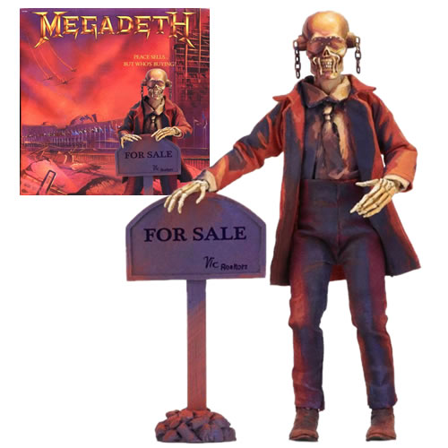 Retro Clothed Action Figures - Megadeth - 8" Vic Rattlehead (Peace Sells... But Who's Buying?)