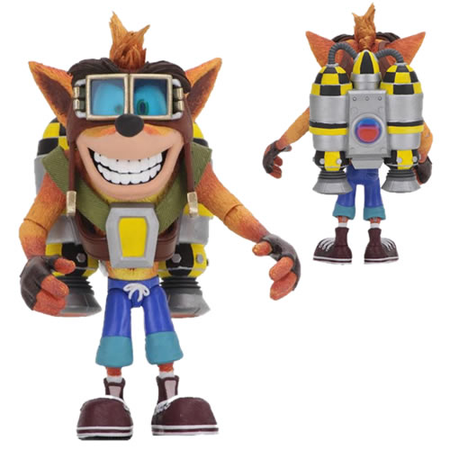 Crash Bandicoot 7" Figures - Deluxe Crash Bandicoot w/ Jetpack