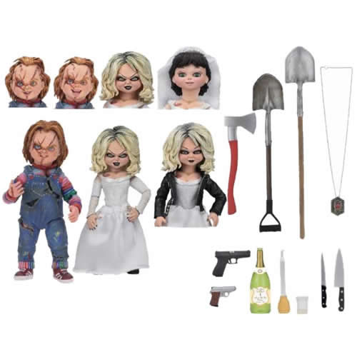 Chucky 7" Figures - Ultimate Bride Of Chucky "Chucky & Tiffany" 2-Pack