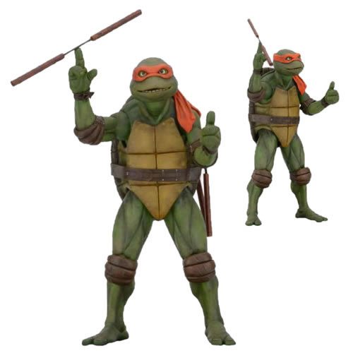 TMNT 1/4th Scale Figures - Michelangelo 1990 Movie Version