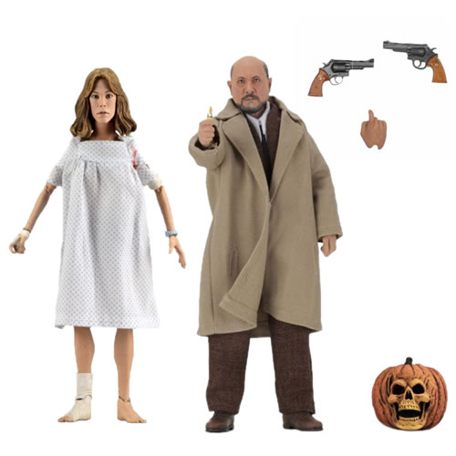 Retro Clothed Action Figures - Halloween 2 (1981) - 8" Doctor Loomis & Laurie Strode 2-Pack