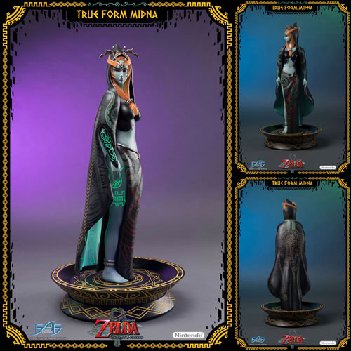 Legend Of Zelda Statues - 1/4 Scale LOZ Twilight Princess True Form Midna Statue