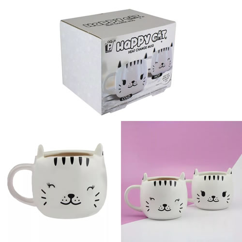 Drinkware - Happy Cat Heat Change Mug