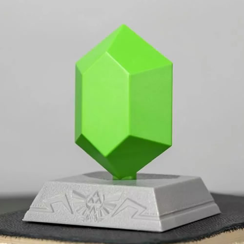 Lamps - Nintendo - The Legend Of Zelda - Green Rupee Icon Light