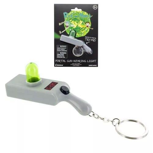 Keychains - Rick And Morty - Portal Gun Keyring Light