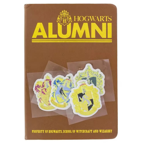 Stationary - Harry Potter - Hogwarts Alumni Notebook & Sticker Set