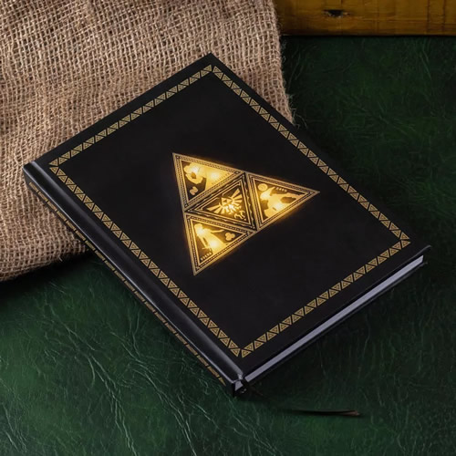 Stationary - Nintendo - The Legend Of Zelda - Triforce Light Up Notebook