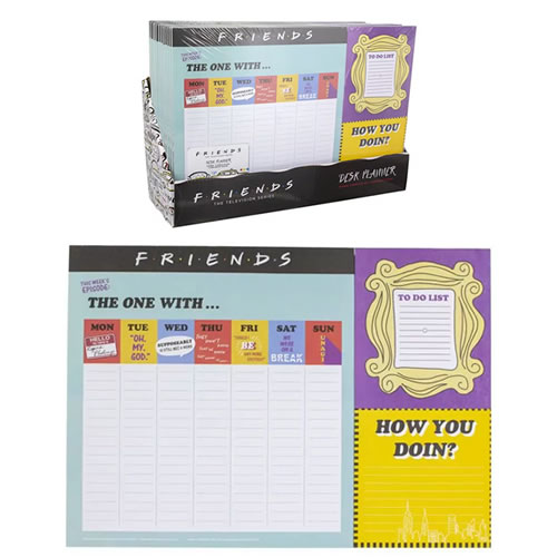 Stationary - Friends - Weekly Desk Planner