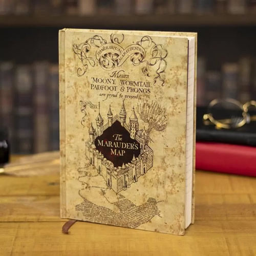 Stationary - Harry Potter - Maruarder Map Notebook