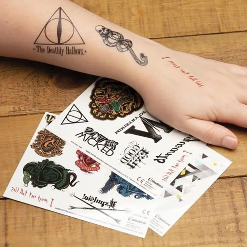 Harry Potter Accessories - Temporary Tattoos