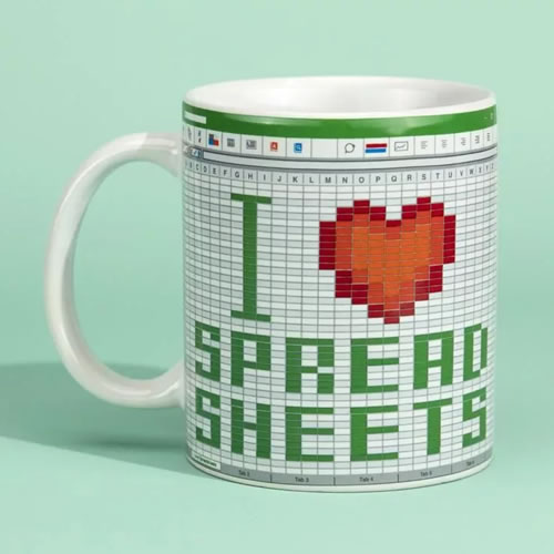 Drinkware - I Love Spread Sheets Mug