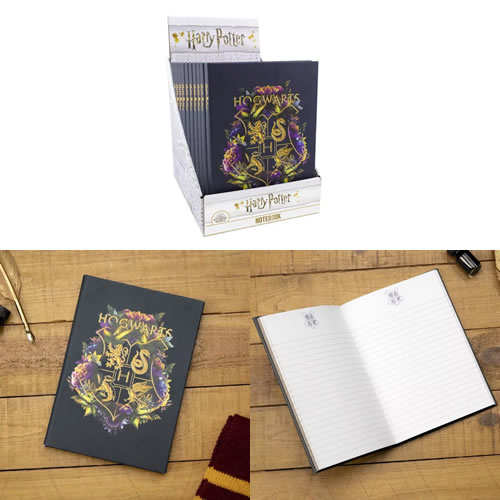 Stationary - Harry Potter - Hogwarts Floral Notebook