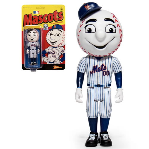 Reaction Figures - MLB Mascots - Mr. Met (New York Mets)