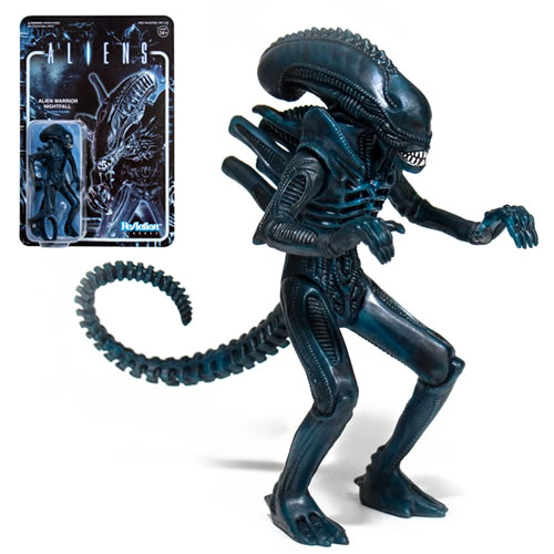 Reaction Figures - Aliens - Alien Warrior C (Nightfall Blue)