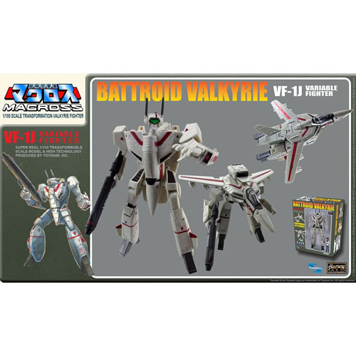 Macross Figures - 1/100 Scale VF-1J Hikaru Ichijo Valkyrie