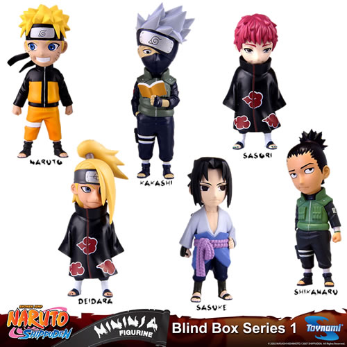 Naruto Figures - 4" Naruto Shippuden Mininja Figurines Blind Box Series 1