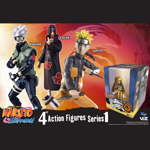 Naruto Figures - 4" Naruto Shippuden Poseable Figures Series 01 Assortment