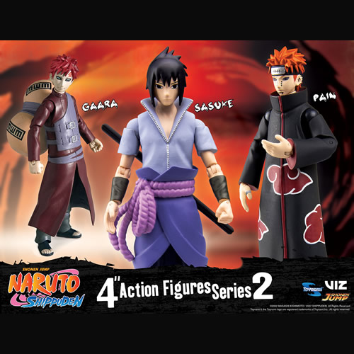 Naruto Figures - 4" Naruto Shippuden Poseable Figures Series 02 Assortment