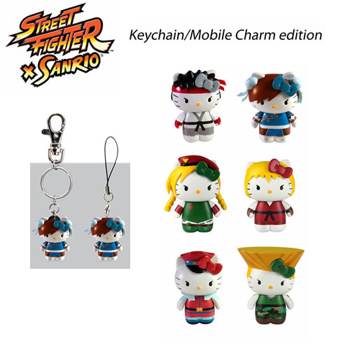 Street Fighter x Sanrio Mobile Key Chain Assortment