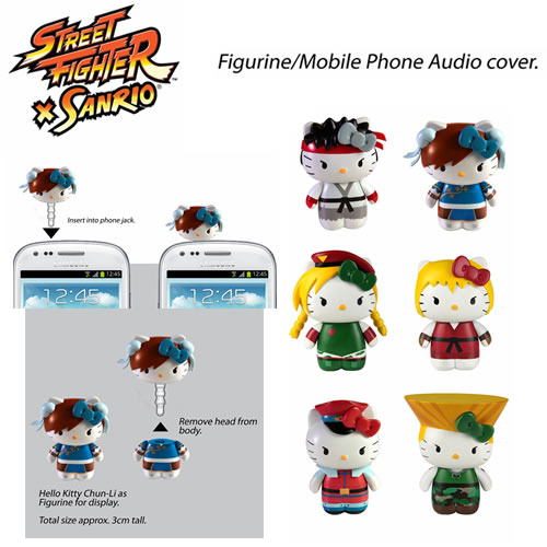 Street Fighter x Sanrio Mobile Plug Assortment