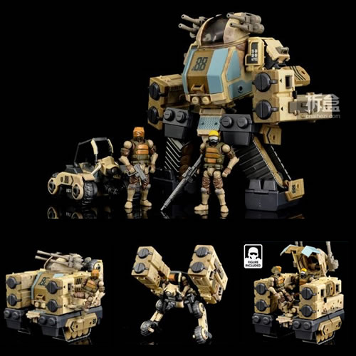 Acid Rain Figures - B2Five 88th Sand Dlx Set