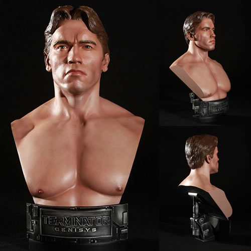 Terminator Busts - 1:2 Scale Terminator Genisys 1984 Terminator Bust