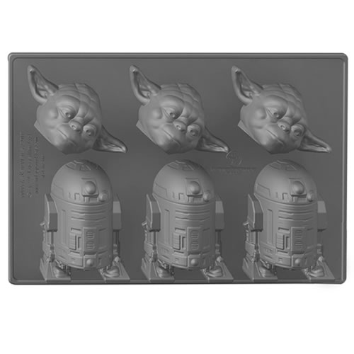 Star Wars Silicon Ice Trays - Yoda & R2-D2