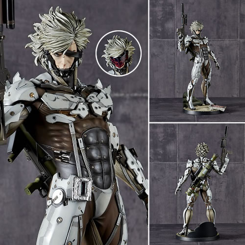 Metal Gear Statues - 1/6 Scale MGS V Ground Zeroes Raiden Jamais Vu White Armor Version