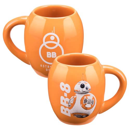 Drinkware - Star Wars - 18 oz. The Force Awakens BB-8 Oval Ceramic Mug