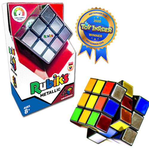 Games - Rubik's 40th Anniversary Metallic 3x3 Cube