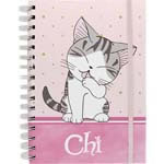 Stationary - Chi's Sweet Home - Purrty in Pink Spiral Notebook