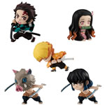 Demon Slayer Figures - 5pc Adverge Motion Display