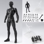 S.H.Figuarts Figures - Body-Kun DX Set 2 (Solid Black Color Ver.)