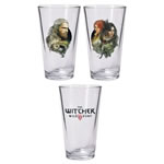 Drinkware - The Witcher - Geralt & Triss w/ Yennefer Pint Glass 2-Pack