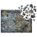 Puzzles - 1000 Pcs - The Witcher 3 Wild Hunt - Witcher World Map