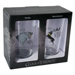 Drinkware - Game Of Thrones - Pint Glass 2-Pack #01 (Stark / Baratheon)