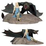 Game of Thrones Statues - Daenerys and Drogon Statue