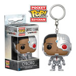 Pocket Pop! Keychains - Justice League Movie - Cyborg